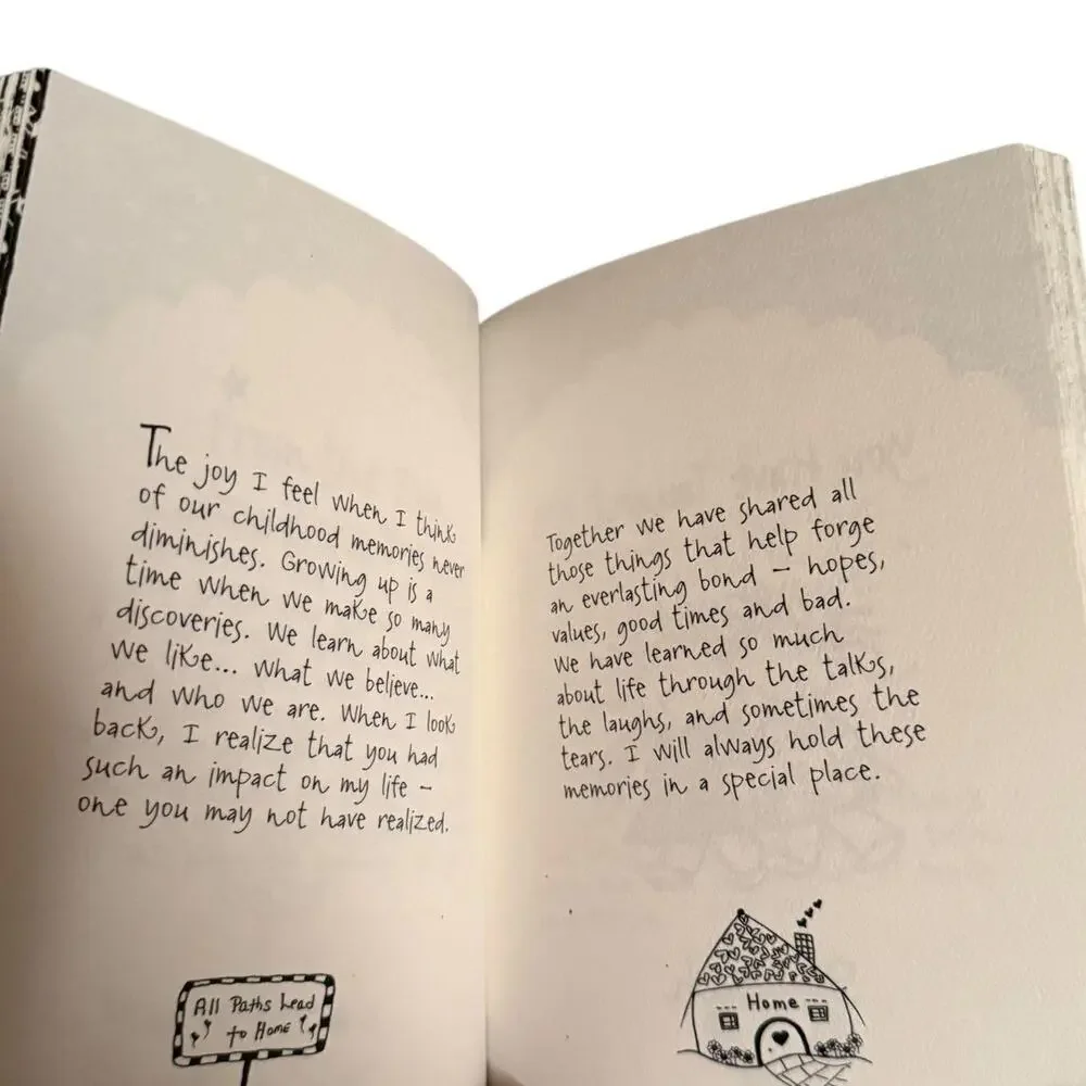 To My Sister Book - A Gift of Love and Inspiration by Marci Blue Mountain Gifts